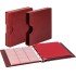 Lindner 1106NW-W Juego: Álbum para monedas karat CLASSIC con estuche protector, en color rojo vino Incl. dos paquetes de 5 hojas de monedas karat de su elección