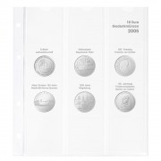Lindner 1108D05 Hoja pre-impresa karat para monedas conmemorativas de 10 euros 2005 Alemania 