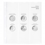 Lindner 1108D10  Hoja pre-impresa karat para monedas conmemorativas de 10 euros 2010 Alemania 