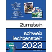 Catálogo 5206-2022 Zumstein Suiza/Liechtenstein 2023, con encuadernación en espiral