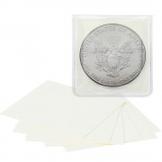Lindner 2051-802005 Fundas transparentes para monedas de plástico PVC incl. hojas descriptivas 