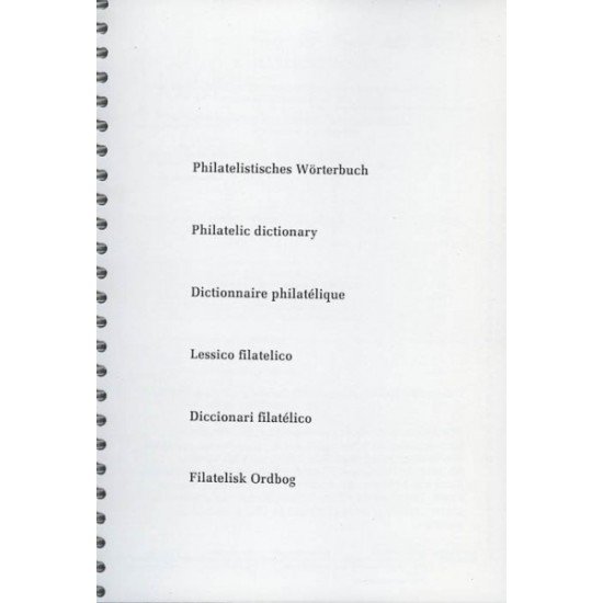 Diccionario filatélico
