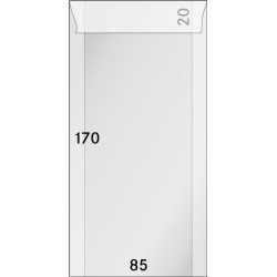 Lindner 721 Sobres de brillantina 85 x 170 + 20 mm pqte de 500 Lindner 721 Sobres de brillantina 85 x 170 + 20 mm pqte de 500