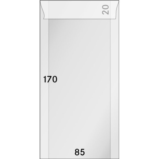 Lindner 721 Sobres de brillantina 85 x 170 + 20 mm pqte de 500 Lindner 721 Sobres de brillantina 85 x 170 + 20 mm pqte de 500