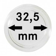 Lindner 2260325P Cápsulas 32,5 mm paquete de 10 unidades, corresponde a la cápsula original 10 euros Proof like (PL) 