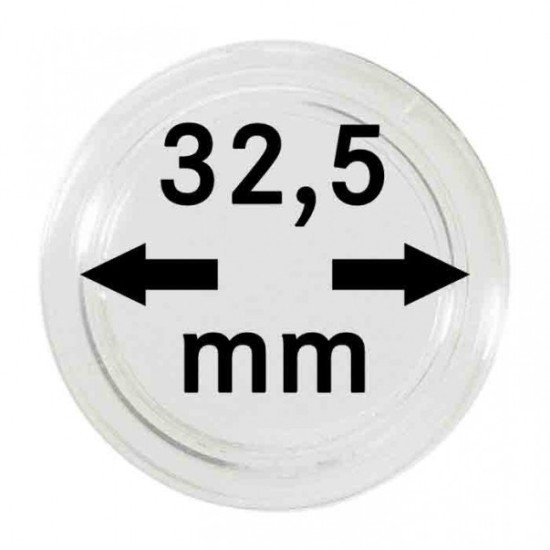 Lindner 2260325P Cápsulas 32,5 mm paquete de 10 unidades, corresponde a la cápsula original 10 euros Proof like (PL) Lindner 2260325P Cápsulas 32,5 mm paquete de 10 unidades, corresponde a la cápsula original 10 euros Proof like (PL)
