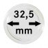 Lindner 2260325P Cápsulas 32,5 mm paquete de 10 unidades, corresponde a la cápsula original 10 euros Proof like (PL)