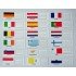 Lindner K-FEL  Set de banderitas de países KOBRA (22 piezas)
