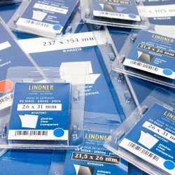 Lindner HA1316 paquetes protectores para bloques especiales. Pequeño pliego Lindner HA1316 paquetes protectores para bloques especiales. Pequeño pliego