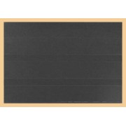 Lindner K-K03 Tarjeta para clasificar KOBRA en formato DIN A5 en cartón negro con 3 tiras 