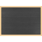Lindner K-K04  Tarjeta para clasificar KOBRA en formato DIN A5 en cartón negro con 4 tiras 