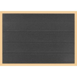 Lindner K-K04 Tarjeta para clasificar KOBRA en formato DIN A5 en cartón negro con 4 tiras Lindner K-K04 Tarjeta para clasificar KOBRA en formato DIN A5 en cartón negro con 4 tiras