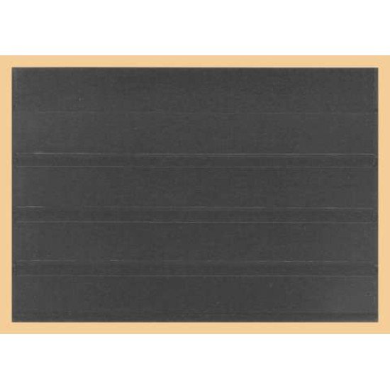 Lindner K-K04 Tarjeta para clasificar KOBRA en formato DIN A5 en cartón negro con 4 tiras Lindner K-K04 Tarjeta para clasificar KOBRA en formato DIN A5 en cartón negro con 4 tiras