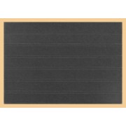 Lindner K-K06  Tarjeta para clasificar KOBRA en formato DIN A5 en cartón negro con 6 tiras 