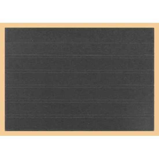 Lindner K-K06  Tarjeta para clasificar KOBRA en formato DIN A5 en cartón negro con 6 tiras