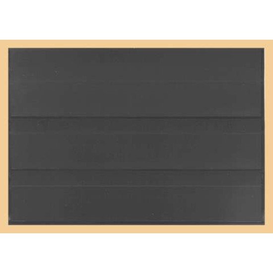 Lindner K-K13  Tarjeta para clasificar KOBRA en formato DIN A5 en plástico negro con 3 tiras