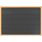 Lindner K-K15 Tarjeta para clasificar KOBRA en formato DIN A5 en plástico negro con 5 tiras 