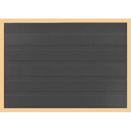 Lindner K-K15 Tarjeta para clasificar KOBRA en formato DIN A5 en plástico negro con 5 tiras