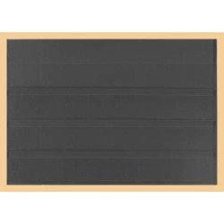 Lindner K-K14 Tarjeta para clasificar KOBRA en formato DIN A5 en plástico negro con 4 tiras Lindner K-K14 Tarjeta para clasificar KOBRA en formato DIN A5 en plástico negro con 4 tiras