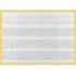 Lindner K-VK4T  Tarjetas para clasificar transparentes para ser enviadas KOBRA 156 x 112 mm con 4 tiras, adecuado para sobres de carta DIN C6. Paquete de 100 u.