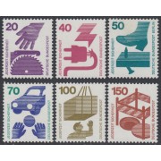 Alemania Federal 574/78 GERMANY 1972-73 Serie Prevención de accidentes-Lujo