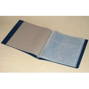 Lindner K-B8 Álbum para pliegos de 10 estampillas KOBRA con 50 hojas de plástico de hasta 138 x 197 mm y 107 x 265 mm, medida del álbum: 325 x 325 mm 