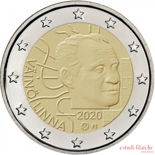 Finlandia 2020 2 € euros conmemorativos  Vaino Linna