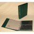Lindner K-G22-G Álbum doble KOBRA FDC con 10 fundas transparentes divididas en color verde, 270 x 230 mm