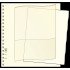 Lindner 802001 Hojas descriptivas, Formato 249 x 183 mm, blanco, 100 piezas
