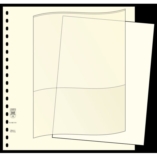 Lindner 802013 Hojas descriptivas, Formato 249 x 215 mm, blanco, 100 piezas Lindner 802013 Hojas descriptivas, Formato 249 x 215 mm, blanco, 100 piezas