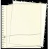 Lindner 802017 Hojas descriptivas, Formato 296 x 231 mm, blanco, 100 piezas