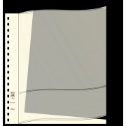 Lindner 802018 Hojas descriptivas, Formato 296 x 231 mm, negro, 100 piezas 