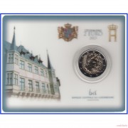 Luxemburgo 2023 Cartera Oficial Coin Card 2 € conmemorativos G. Duque Henry