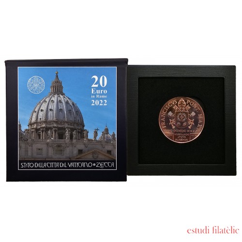 Vaticano 2022 Cartera Oficial 20€ San Pietro