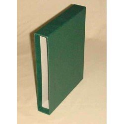 Lindner K-G22K-G Estuche protector KOBRA para álbum doble para cartas G22, en color verde Lindner K-G22K-G Estuche protector KOBRA para álbum doble para cartas G22, en color verde