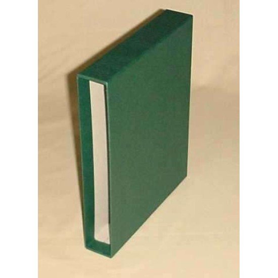 Lindner K-G22K-G Estuche protector KOBRA para álbum doble para cartas G22, en color verde Lindner K-G22K-G Estuche protector KOBRA para álbum doble para cartas G22, en color verde