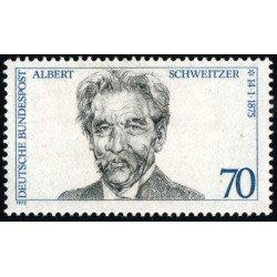 MED/S Alemania Federal Germany Nº 679 1975 100º Aniv. nacimiento Albert Schweitzer Lujo MED/S Alemania Federal Germany Nº 679 1975 100º Aniv. nacimiento Albert Schweitzer Lujo
