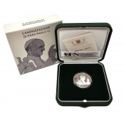 Vaticano 2018 Cartera Oficial Estuche Moneda 5€ euros proof Canonización Paolo VI