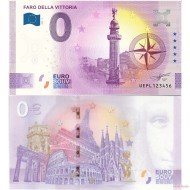 Billete souvenir de cero euros Faro della Vittoria