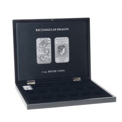 Leuchtturm 368466 Estuche de monedas VOLTERRA para 18 monedas en cápsulas Silver Dragon Leuchtturm 368466 Estuche de monedas VOLTERRA para 18 monedas en cápsulas Silver Dragon