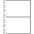 Lindner 811 Fundas complementarias, álbum CLASSIC para tarjetas postales. Paquete de 10 unid