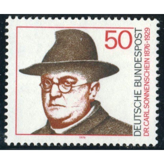 MED/S Alemania Federal  Germany  Nº 741  1976 Cent. del dr. Carl Sonnenschein Lujo
