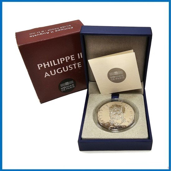 Francia France 2012 Cartera Oficial Monedas Estuche 10 € euros Felipe II Proof Francia France 2012 Cartera Oficial Monedas Estuche 10 € euros Felipe II Proof