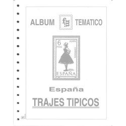 Hojas FM España Trajes regionales Montadas con protectores transparentes Hojas FM España Trajes regionales Montadas con protectores transparentes