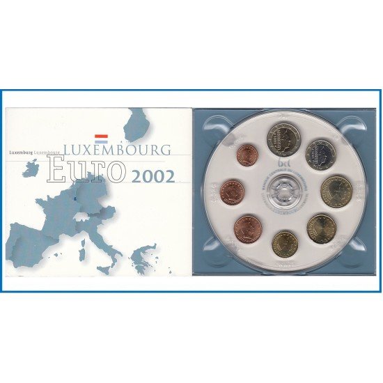 Monedas Euros Luxemburgo Cartera 2002 D Monedas Euros Luxemburgo Cartera 2002 D
