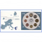 Grecia 2002 Cartera Oficial Monedas € euros