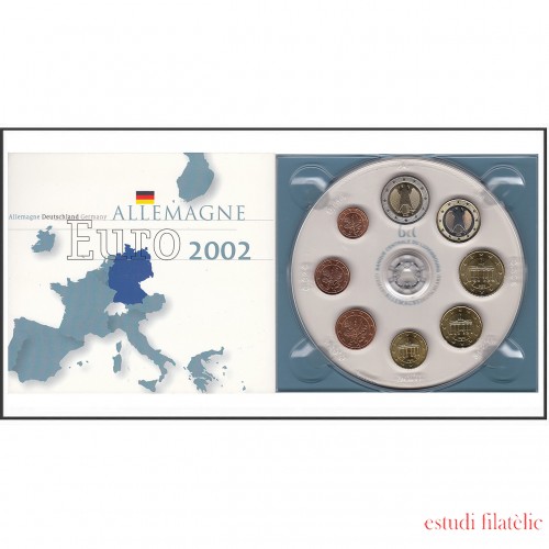 Alemania 2002 Cartera  Euros 2002 
