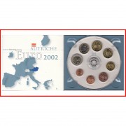 Austria 2002 Cartera  Monedas € euros 