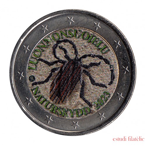 Finlandia 2023 2 € euros conmemorativos Color Naturaleza Finlandesa