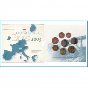 Monedas Euros Luxemburgo Cartera 2003
